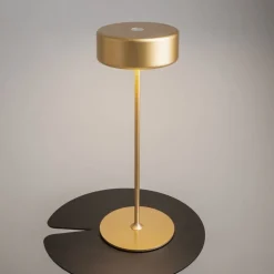 Lampe de table portable en aluminium doré 12x34,5cm AI Collaboration - Maytoni