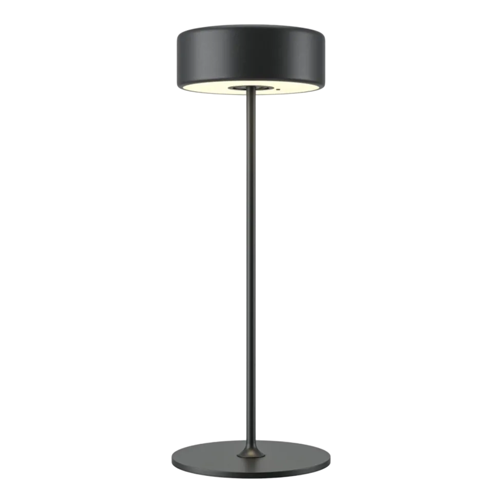 Lampe de table portable en aluminium noir 12x34,5cm AI Collaboration - Maytoni