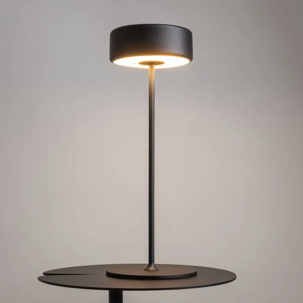 Lampe de table portable en aluminium noir 12x34,5cm AI Collaboration - Maytoni
