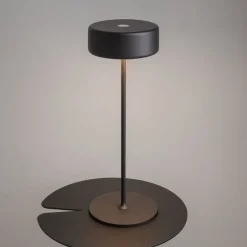 Lampe de table portable en aluminium noir 12x34,5cm AI Collaboration - Maytoni