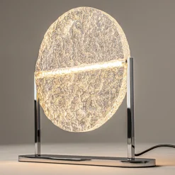 Lampe de table ronde en métal et acrylique 35x31cm Mangata - Maytoni