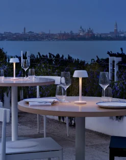 Lampe de table sans fil blanche Firefly - Panzeri