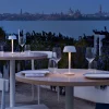 Lampe de table sans fil bronze Firefly - Panzeri