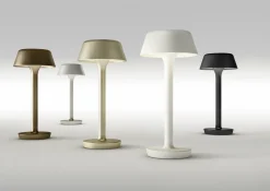 Lampe de table sans fil champagne Firefly - Panzeri