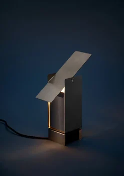 Lampe en acier inoxydable 22,5x8cm - Moebe