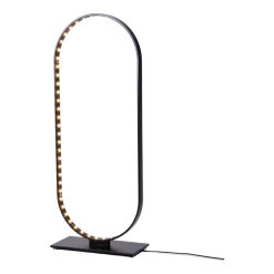 Lampe en acier noir 55x21cm Oval - Le deun