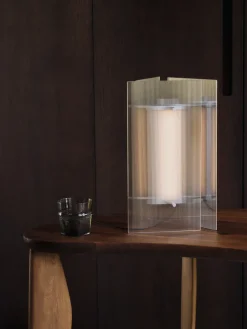 Lampe en aluminium brossé avec diffuseur 17x36cm Oeste - Ferm Living