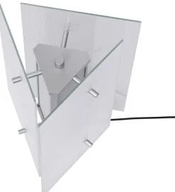 Lampe en aluminium brossé avec diffuseur 17x36cm Oeste - Ferm Living