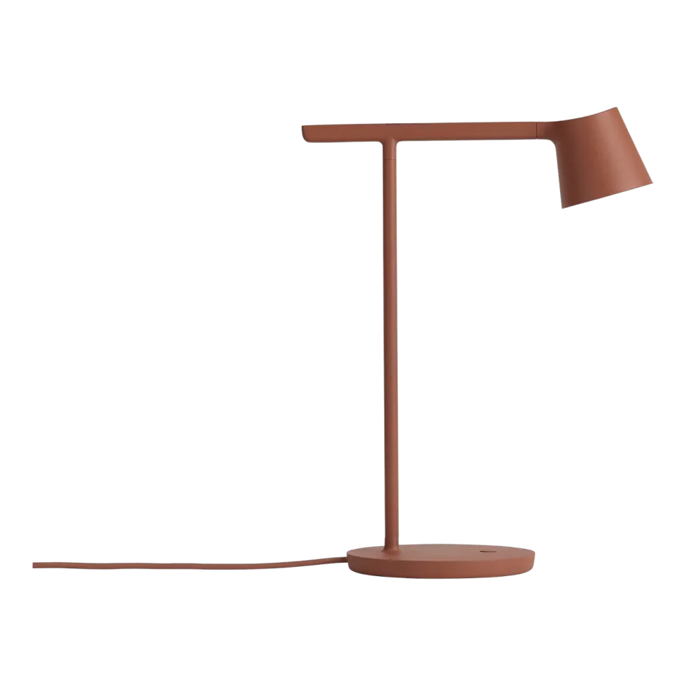 Lampe en aluminium rouge foncé 40 cm Tip - Muuto