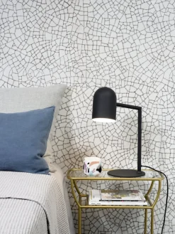Lampe en fer noire 48,5 x 38 cm Marseille - It's about Romi