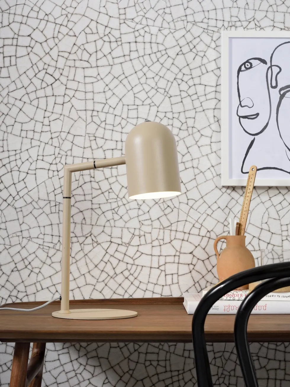 Lampe en fer sable 48,5 x 38 cm Marseille - It's about Romi