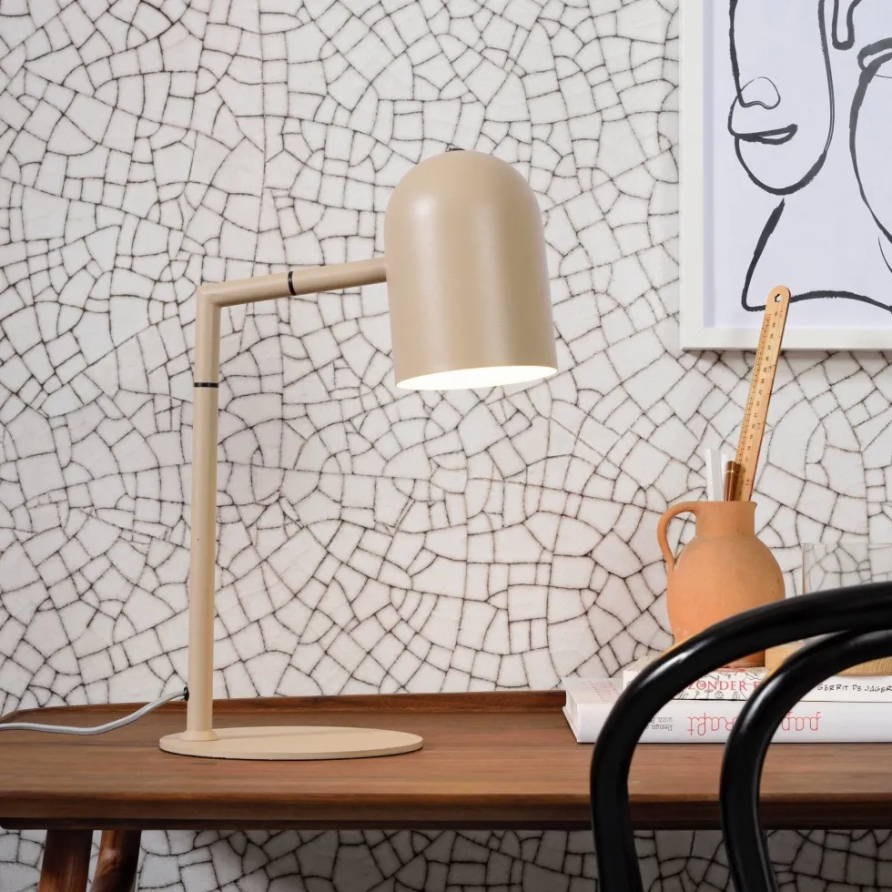 Lampe en fer sable 48,5 x 38 cm Marseille - It's about Romi