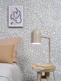 Lampe en fer sable 48,5 x 38 cm Marseille - It's about Romi