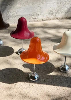 Lampe en métal orange 23cm Pantop - Verpan