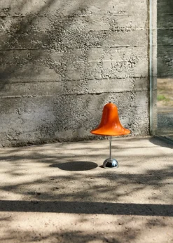 Lampe en métal orange 23cm Pantop - Verpan