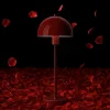 Lampe en métal rouge 20x50cm Valentine - Herstal