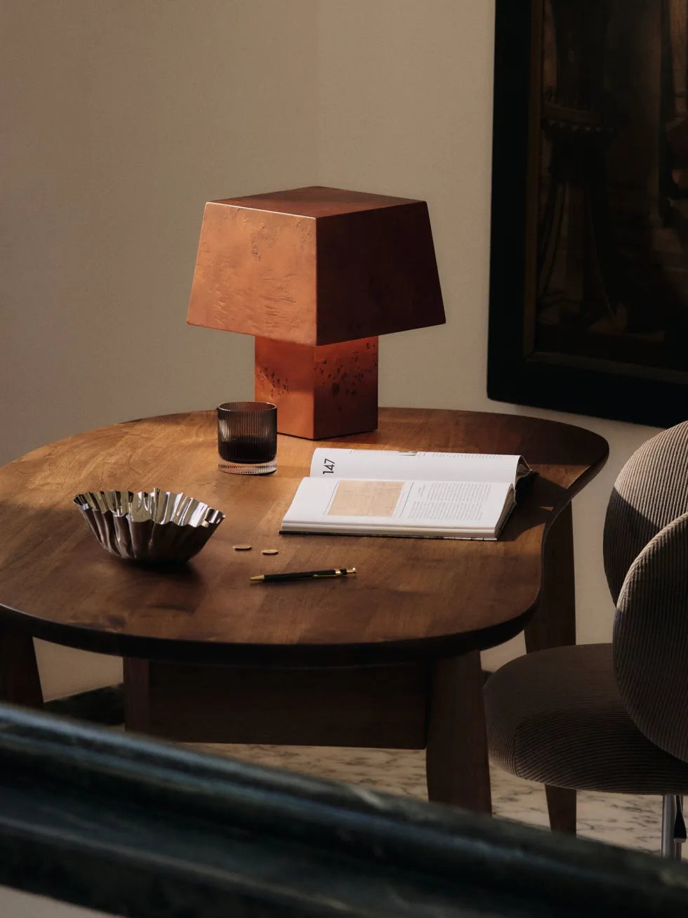 Lampe en placage de bois 27x33cm - Ferm Living