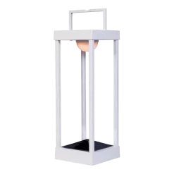 Lampe lanterne 50 cm blanche La Lampe Parc - Maiori