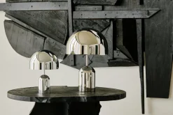 Lampe portable en abs argenté 28cm Bell - Tom Dixon