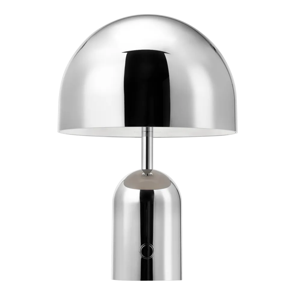 Lampe portable en abs argenté 28cm Bell - Tom Dixon