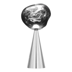 Lampe portable en abs argenté 28cm Melt - Tom Dixon