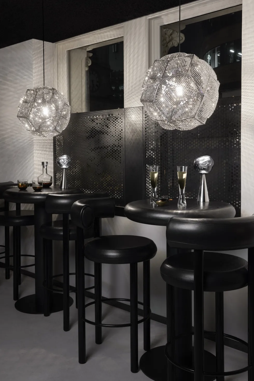 Lampe portable en abs argenté 28cm Melt - Tom Dixon