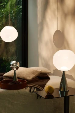 Lampe portable en abs argenté 28cm Melt - Tom Dixon