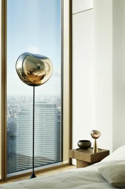 Lampe portable en abs doré 28cm Melt - Tom Dixon