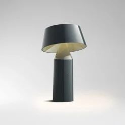 Lampe portable en acier grise 22,5 cm Bicoca - Marset