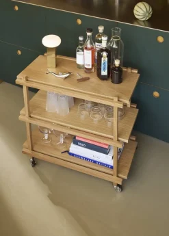 Lampe portable en finition laiton brossé Low - Hübsch