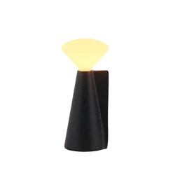Lampe portable en granite noir 8x19 cm Mantle - Tala