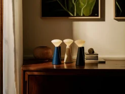 Lampe portable en granite noir 8x19 cm Mantle - Tala