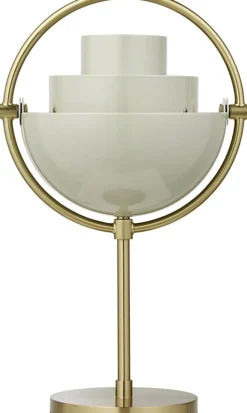 Lampe portable en laiton doré et métal gris pastel Multi-Lite - Gubi