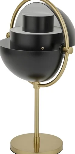Lampe portable en laiton doré et métal noir Multi-Lite - Gubi