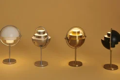 Lampe portable en laiton doré et métal noir Multi-Lite - Gubi