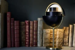 Lampe portable en laiton doré et métal noir Multi-Lite - Gubi