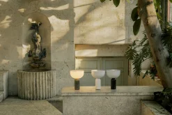 Lampe portable en marbre blanc 24 cm Kizu - New Works
