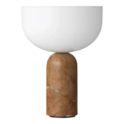 Lampe portable en marbre Breccia Pernice 24 cm Kizu - New Works
