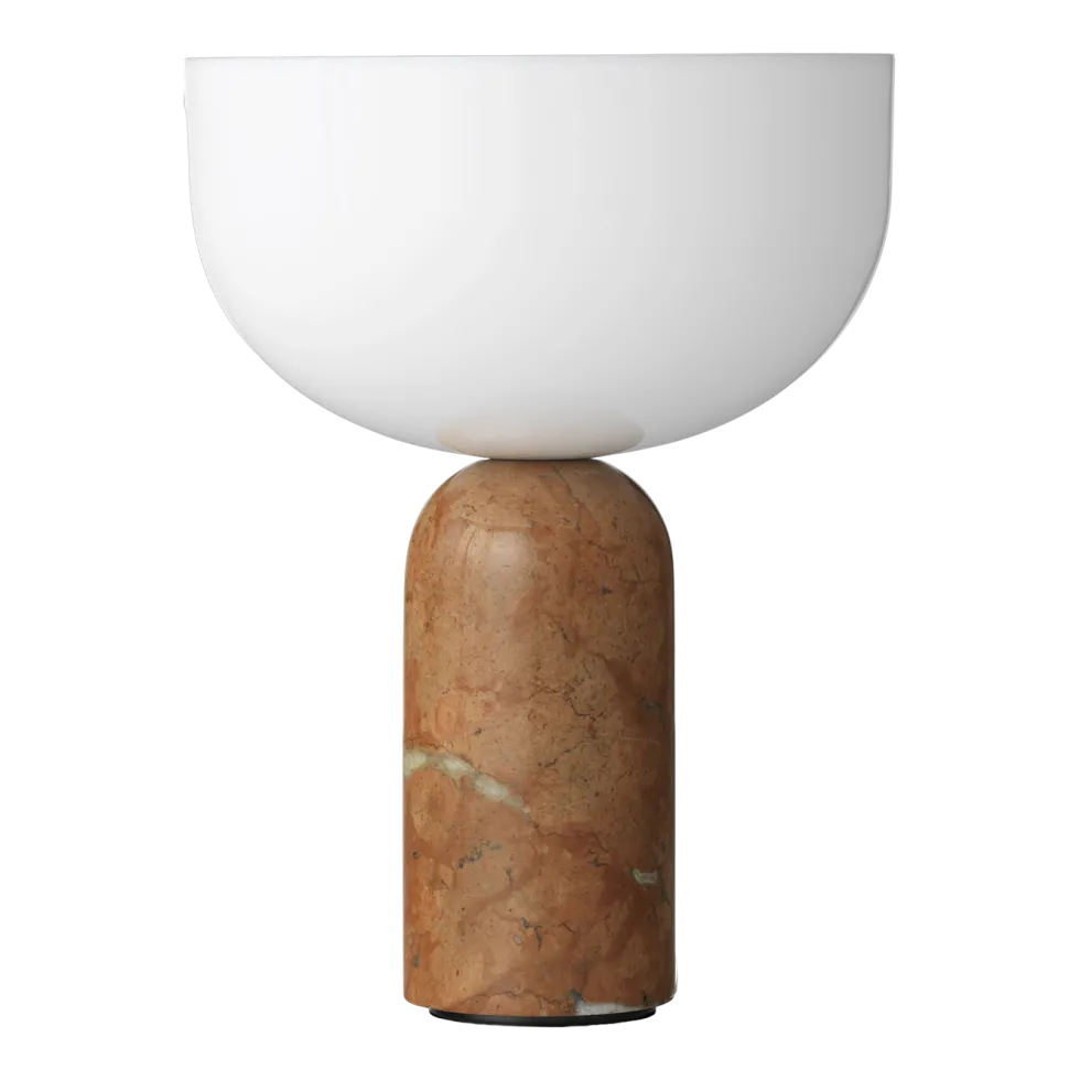 Lampe portable en marbre Breccia Pernice 24 cm Kizu - New Works
