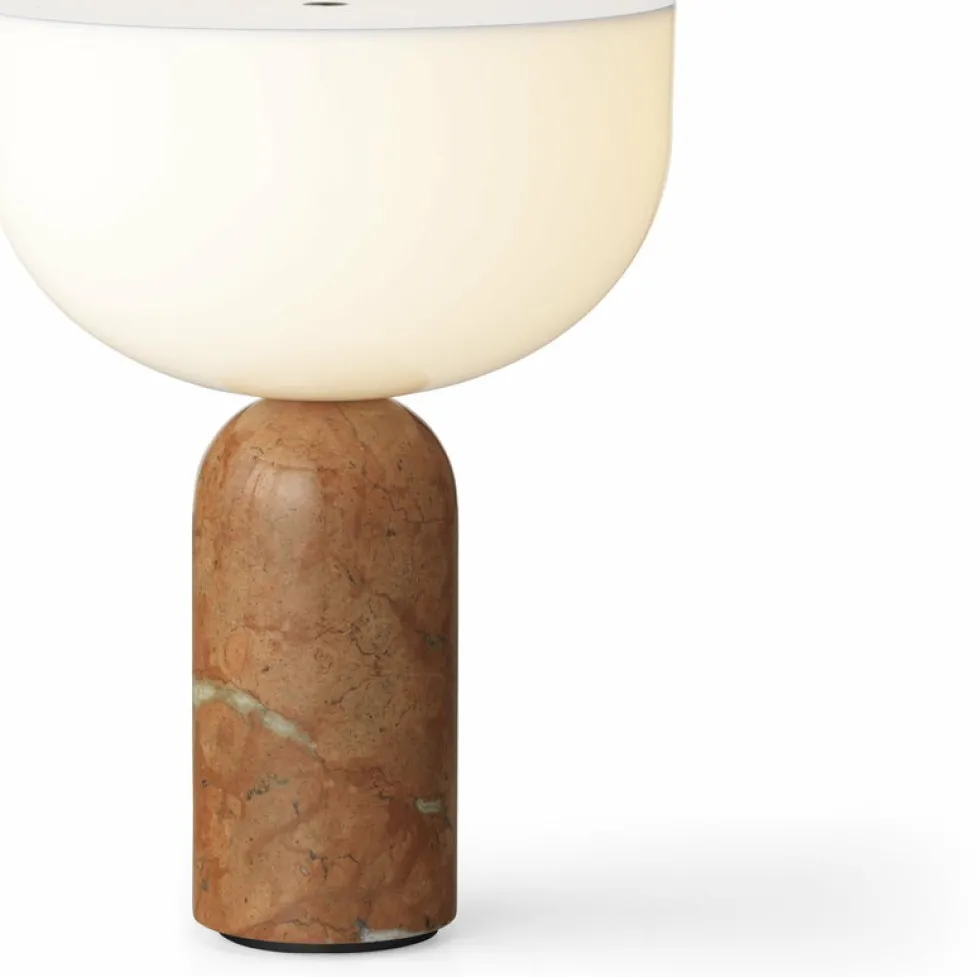 Lampe portable en marbre Breccia Pernice 24 cm Kizu - New Works