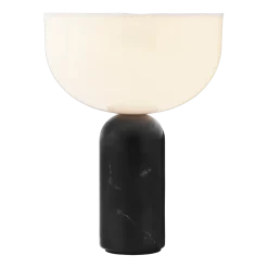 Lampe portable en marbre noir 24 cm Kizu - New Works