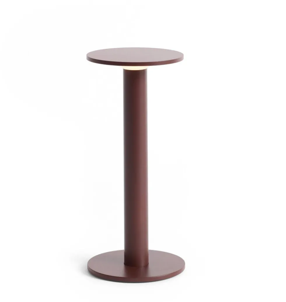 Lampe portable en métal rouge 220cm Host - Hay