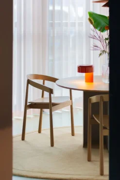 Lampe portable en métal rouge corail 20cm Scoop - Fest Amsterdam