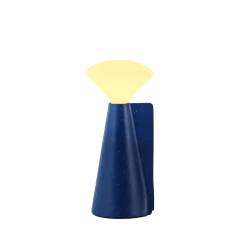Lampe portable en pierre bleu cobalt 8x19 cm Mantle - Tala