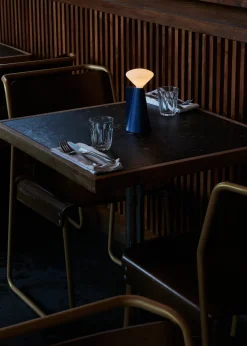 Lampe portable en pierre bleu cobalt 8x19 cm Mantle - Tala