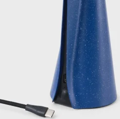 Lampe portable en pierre bleu cobalt 8x19 cm Mantle - Tala