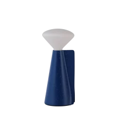 Lampe portable en pierre bleu cobalt 8x19 cm Mantle - Tala