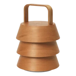 Lampe portable en sapin naturel Luver - Ferm Living