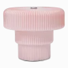 Lampe portable en verre peint rose 12x10,2cm Ripple - Ferm Living