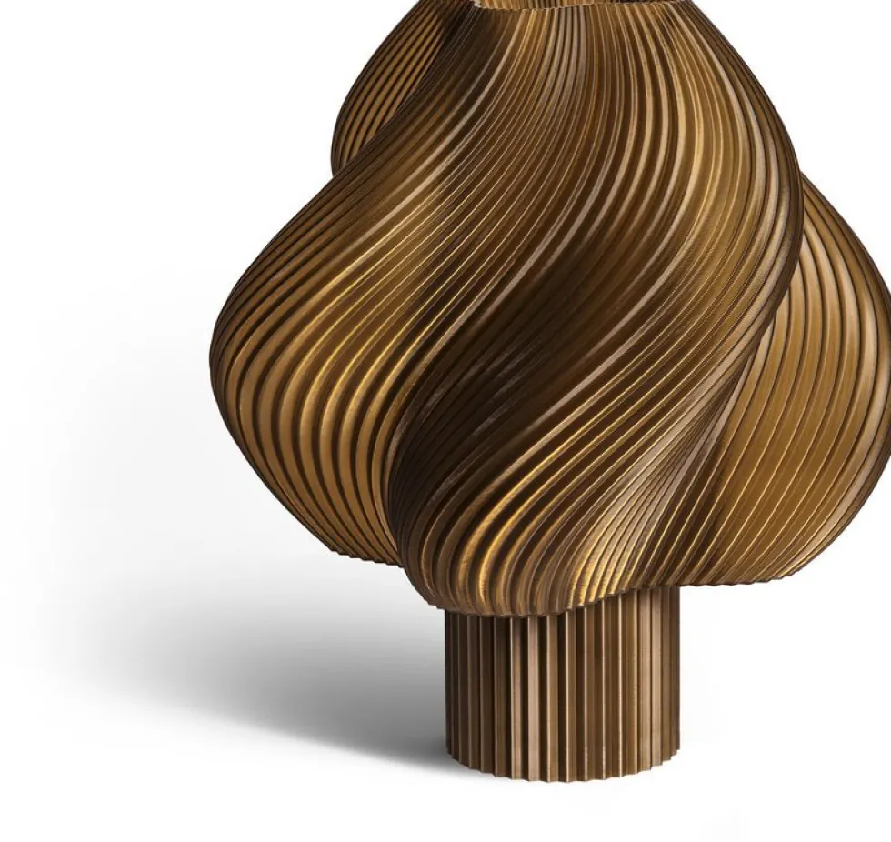 Lampe portable marron caramel 23 cm Soft serve - Crème Atelier